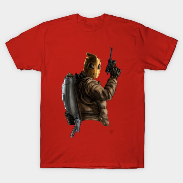 THE ROCKETEER - no background T-Shirt by CrazyPencilComics